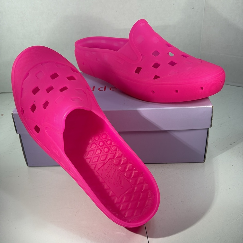 NWT Vans Mule T Slip Ons in Hot Pink Men’s 11 - Picture 10 of 10